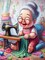 Diamond Art Kits for Adults-Diamond Art Paintings-Cartoon Grandma Full Drill Diamond Dots Paintings for Beginners, Round 5D Paint with Diamonds Pictures Gem DIY Crafts Kits